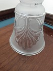 Vintage Etched Frosted  Fitter Glass Lamp Shade Bell Shape Table Desk Lamp Globe