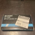 Sharp Pc-1285 Pocket Computer Basic Programmable Vintage Calculator Japan Unused