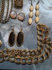 Vintage Gold Tone Grandma   s Jewelry Drawer Lot Great For Resellers All Wearable