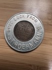 1958-d Stroehmqann Bread Encased Good Luck Cent - G575