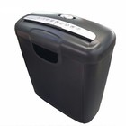 Commercial Office Paper Shredder 6-sheet Strip-cut Heavy Duty Cd Dvd Credit Card