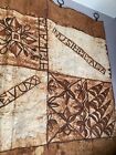 Large Tapa Roughly 4 Ft By 5 1 2 Ft Bark Cloth Nusi Heilala Kahoa Tonga  49 X 67