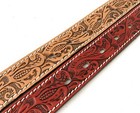     boys   Girls Tooled Floral Western Belt  Full Grain Leather  Kids Sizes 18-32 