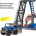 Fisher-price Imaginext Jurassic World T Rex Dinosaur Toy With Owen Grady Figure