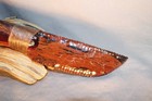 Mahogany Obsidian Cody Knife Manzanita Handle Flint Knapping Black Powder Coa
