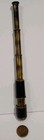 Vintage Nautical Brass And Leather Telescope Spyglass With Cap Rare Working 