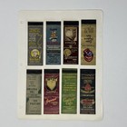 Vintage Matchbook Covers 1930s-70s Mixed Advertising Lot Of 147 Retro Ephemera