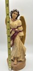 Vintage Wood World Virginia Hand Carved Angel Figurine