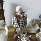 1 12 Scale Dollhouse Miniature Vintage Ceramic Grandpa Victorian Decor