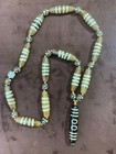Tibetan Old Agate Dzi  4stripes  Beads W agate Dzi  5eyed  Bead Pendant Necklace