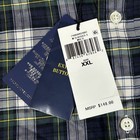 Ralph Lauren Shirt Mens Xxl Custom Fit Blue Green Multi Plaid Long Sleeve New