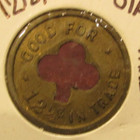 Vintage H  m  Newhouse Cigar Stand Salt Lake City  Ut 12-1 2c Trade Token - Utah