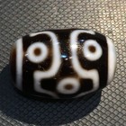Magic Energy Tibetan Old Agate Old Method Kingkong 9 Eyed Dzi Bead Big Daluo    