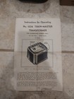 Lionel No  1034 Transformer 75 Watts W box And Instruction Sheet  needs Cord 