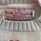 Wizard Of Oz Kids Knit Sweater Rare 4t Embroidered Aunti M   s Fantasies Vintage
