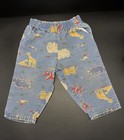 Vtg Oshkosh Baby Bgosh Zoo Safari Animal Pants 18 Month Made In Usa
