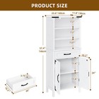58  Bathroom Storage Cabinet Storage Cabinet Kitchen Pantry W  Adjustable Shelf
