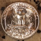 1960 D Silver Washington Quarter Choice Bu Stk  1 Coin  From Obw Rolls