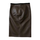 A l c  Raptor Leather Pencil Skirt     Size 6     Brown     Italian Leather     3020s