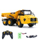 Huina 1 16 Half Metal Electric Rc Dump Truck 553 Rtr Construction Vehicle Sounds