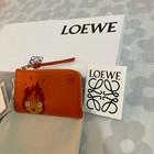 Loewe Howl s Moving Castle Collaboration Zip-around Coin Card Wallet Leather