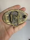 Civil War Reproduction Brass Us Union Oval Belt Buckle  Militaria Reenactment