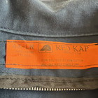 Vintage Work Jacket Red Kap Size M l 60s 70s Navy  2 Pocket Brickman Talon Usa