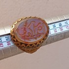 Very Rare Ancient Amazing Ring Bronze Antique Engraved Authentic Genuine