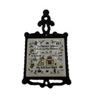 Vintage Cast Iron Trivets With Tile Inserts God Bless Our Home Kitchen