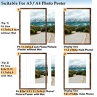 A3 Picture Frame With A4 Mat  Display 8 3x11 7 Inch A4 With Mat Or 11 7x16 5    