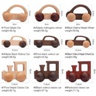 Baby Wooden Toys Beech Wood Car Blocks Cartoon Van Educational Montessori Toys C