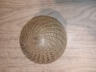 Vtg Glass Globe Light Lamp Shade Ceiling Porch Fan 3  Inch Fitter