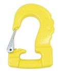 Endless Round Sling 10  Yellow W  Hook Combo Crane Wrecker Towing