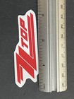 Zz Top Logo Sticker Red Tx Iconic 70s 80s Classic Rock Band For Laptop New 