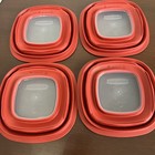Rubbermaid Premier 5    Square Snap Replacement Lids Lot Of 4