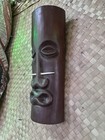 Polynesian Style Bone Nose Tiki Mask Smokin  Tikis Hawaii Oceanic