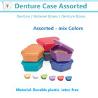 Denture Retainer Cases Dental Teeth Guard Holder  Travel Cleaning Container