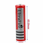 Rechargeable Battery 3 7v Button Top 3000mah Lithium Battery Cell For Flashlight