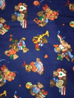 Teddy Bears Alphabet Sewing Fabric Crafting Length Piece 14  X 7  New 