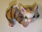 Vintage Sugar Glazed Kitten Cat Kitty Figure Japan