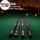 Carbon Fiber Pool Cue Stick With Case  2pieces 58inch Low Deflection Professiona