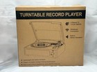 Vinyl Record Player With Speakers Vintage Turntable   3-speed Bluetooth