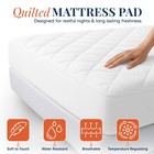 Waterproof Mattress Cover Pad Protector Breathable Mattress Topper Deep Pocket
