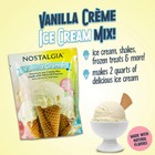 Nostalgia 2-quart Homemade Premium Vanilla Cr  me Ice Cream Mix  8 Oz
