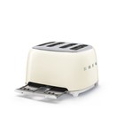 Smeg Tsf03crus Cream 50 s Retro Style 4 Slot Toaster  open Box  Box Damage