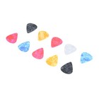 10x Acoustic Bulk Guitar Pick Picks Plectrum Celluloid Electric Smooth 0 46mm
