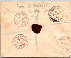 1922 Registered London England Vintage Mail Cover To Jaffa Palestine