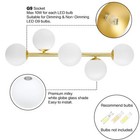 Bathroom Vanity Lights 5-light Bathroom Light Fixtures Mid Century Modern Bra   