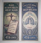 Make Accountability Great Again  U s  Government Satire Artistamps  Set Of 4