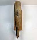 Vtg Great White Shark Hand Carved Driftwood Figure Statue Home Decor Sea Life
